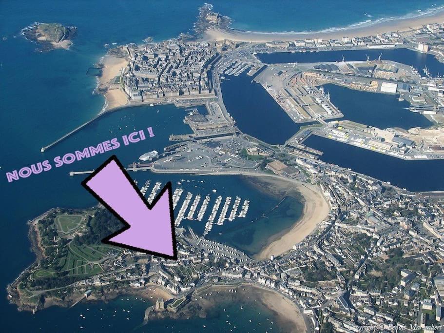 Chambre Majorelle - Rdc - Plage 50M - Rue Gratuite Saint-Malo Exteriör bild
